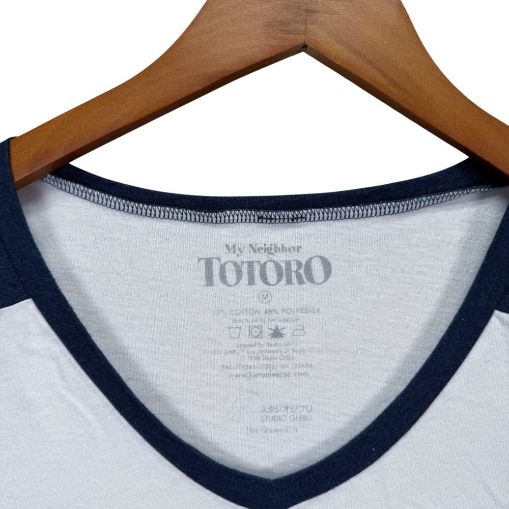 Rare My Neighbor Totoro Japanese Studio Ghibli Raglan Tee Anime Movie T Shirt M - Picture 5 of 5